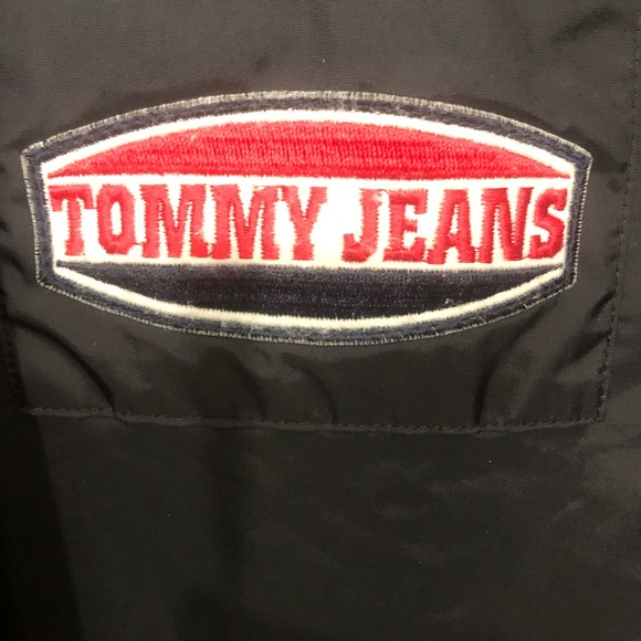 Vintage limited edition Tommy Jeans y2k racing moto jacket size large - Picture 3 of 8